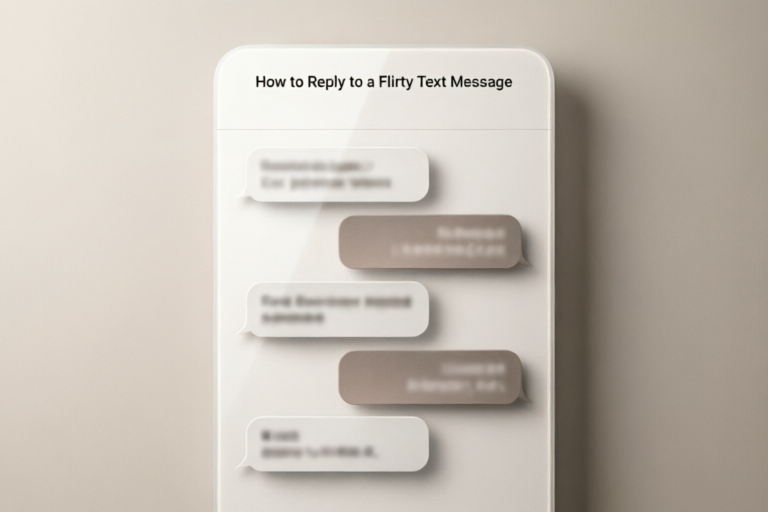 How to Reply to a Flirty Text Message