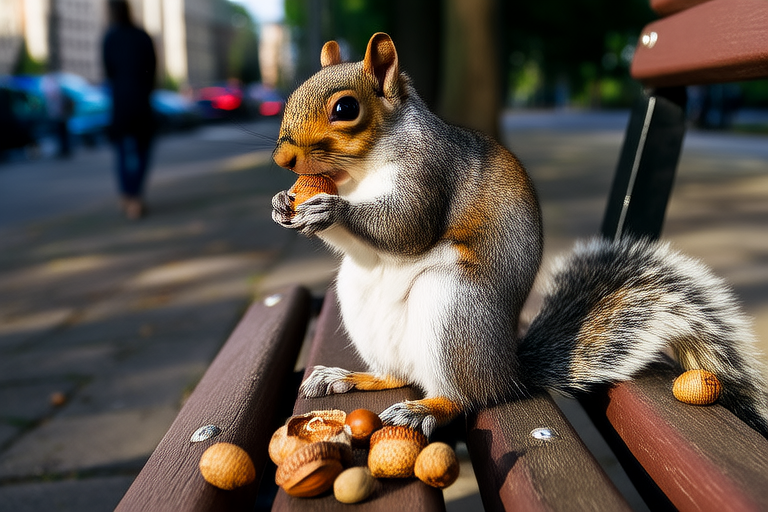 The Secret Life of Urban Squirrels: How These Tiny Creatures Thrive Amongst City Chaos